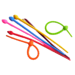 10 Pcs Reusable Silicone Cable Ties / Bag Clips
