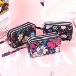 Canvas Three-Layer Large Capacity Clutch Wallet Bag from The Crazy Store – Durable, stylish, and spacious