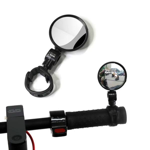 2 Pcs 360° Rotary Bicycle Rearview Mirror