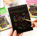 10 Pcs Fun Magic DIY Scratch Drawing 5 Pages Notebook