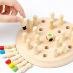 Wooden Memory Match Stick Chess Game