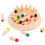 Wooden Memory Match Stick Chess Game - Image 2
