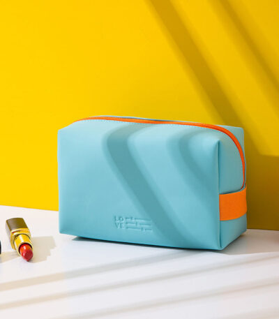 Large Capacity PU Waterproof Korean-Style Makeup Bag from The Crazy Store – Stylish, durable, and waterproof organizer