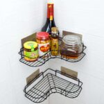 Metal Wall Corner Storage Shelf Rack - Image 2