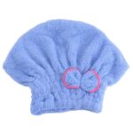 Super Soft Absorbent After Shower Bow Hair Cap - Image 4