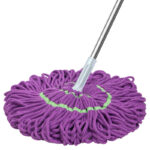 Hands-Free Twist Mop with Easy Wringing System – Microfiber Floor Cleaner - Image 8