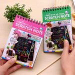 10 Pcs Fun Magic DIY Scratch Drawing 5 Pages Notebook - Image 4