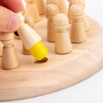 Wooden Memory Match Stick Chess Game - Image 4