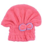 Super Soft Absorbent After Shower Bow Hair Cap - Image 5