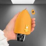 cute car organizer key bag for female drivers