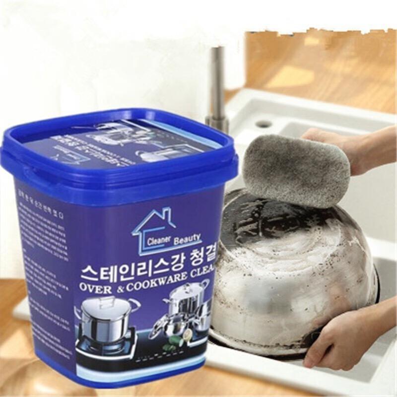 image_2 Stainless Steel Cleaning Paste – Kitchen De-greaser & Black Scale Remover - Image 1