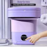 9L Foldable Portable Washing Machine – Mini Automatic Washer with Spin-Dry Function (3 Modes) - Image 5