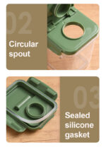 Snack Storage Jar with Holes – Airtight Fresh-Keeping Kitchen Container (1000ml) Pack of 3 - Image 5