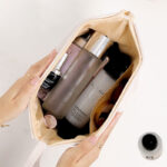 2-Layer Waterproof Makeup Bag – Travel Cosmetic Organizer - Image 2
