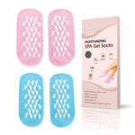 2 Sets of Spa Gel Socks – Moisturizing Foot Care Therapy Socks - Image 3
