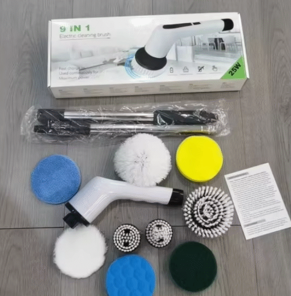 9-in-1 scrubber set