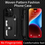 Universal Adhesive Back Phone Stand Holder with Card Wallet – Multi-Functional Bracket Sleeve (Random Color) - Image 6