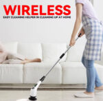 Electric Portable Cordless Spin Scrubber – 9-in-1 Rotating Cleaning Brush - Image 4