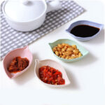 5 Pcs Leaf Shape Plate Set for Chutney, Sauce & Snacks - Image 3