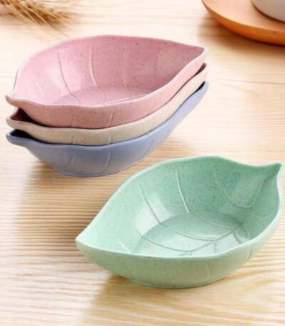 5 pcs leaf design plates