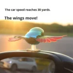 Flying Sparrow Bird Decoration – Car Dashboard Ornament - Image 4
