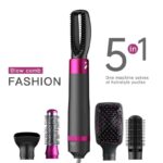 5 In 1 Hair Dryer Comb – Negative Ion Straightener & Styling Tool - Image 4