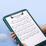 A4 Slim Clipboard Folder – Plastic Conference Paper Holder (Pack of 1) - Image 3