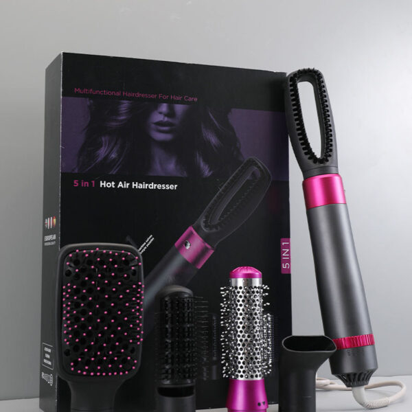 5 in 1 hair dryer comb styling tool