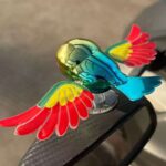 Flying Sparrow Bird Decoration – Car Dashboard Ornament - Image 2
