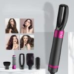 5 In 1 Hair Dryer Comb – Negative Ion Straightener & Styling Tool - Image 2