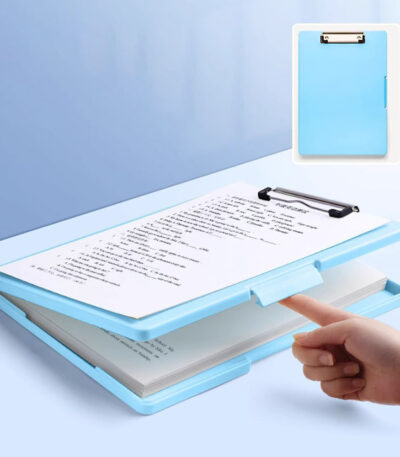 slim clipboard folder with storage cover